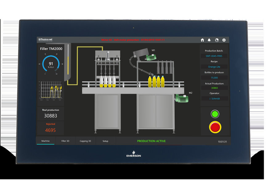 Emerson présentera ses solutions Floor to Cloud™ pour l’automatisation industrielle 