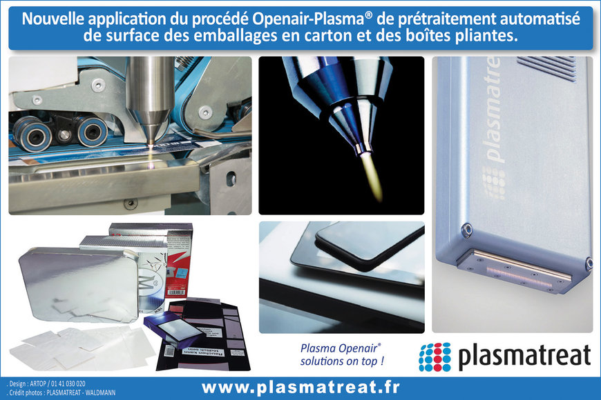 Plasmatreat présente une nouvelle application de son procédé Openair-Plasma® 