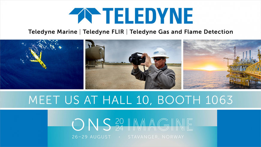 Teledyne présentera un océan de solutions au salon ONS 2024