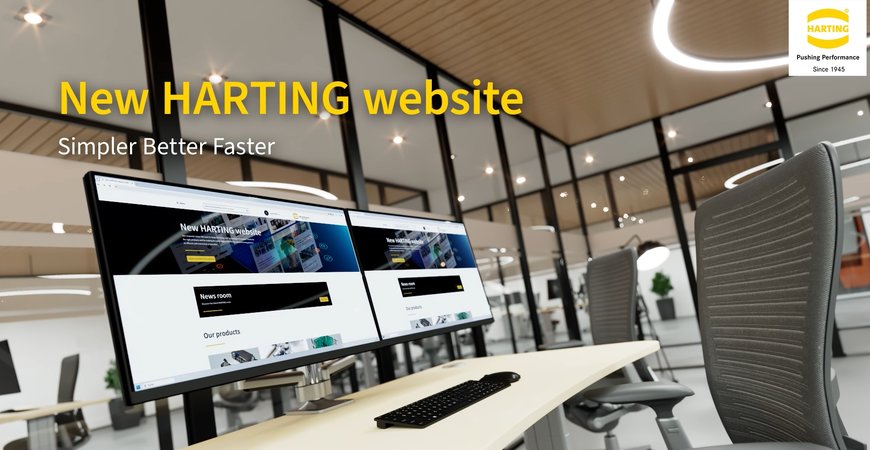 Le groupe technologique HARTING lance un nouveau site Web