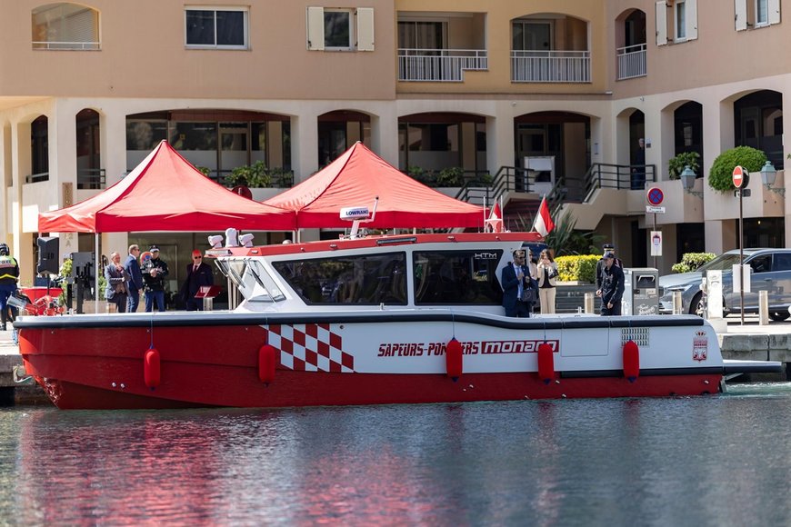 FPT INDUSTRIAL ET BIMOTOR POWER LE NOUVEAU BATEAU-POMPE DE HIGH TECH MARINE POUR LA PRINCIPAUTÉ DE MONACO