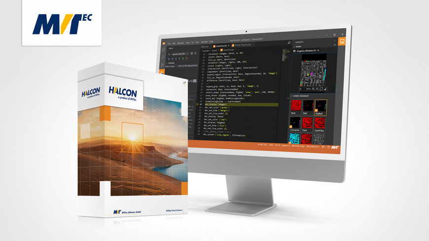 Le logiciel de vision industrielle devient encore plus performant et convivial : MVTec présente HALCON 24.11