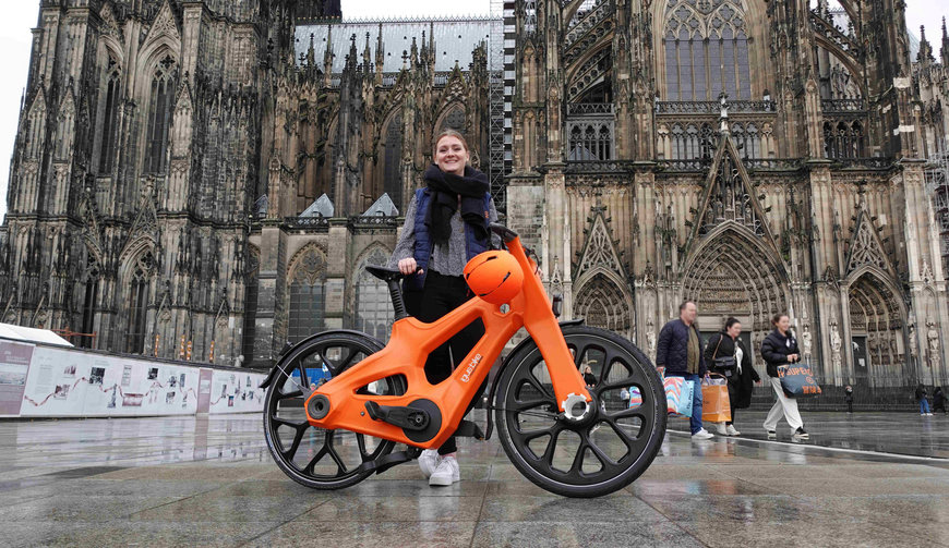 Coup d’envoi de la tournée mondiale du vélo recyclé d’igus 